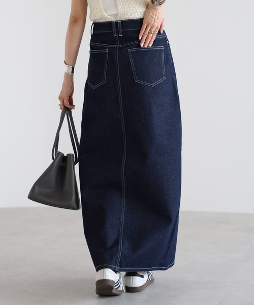 Bonjour Sagan(ボンジュールサガン)の「クロスウエストデニムスカート(デニムスカート・レディース・ライトブルー/インディゴブルー/ブルー系その他・M/MT)」の19枚目の写真