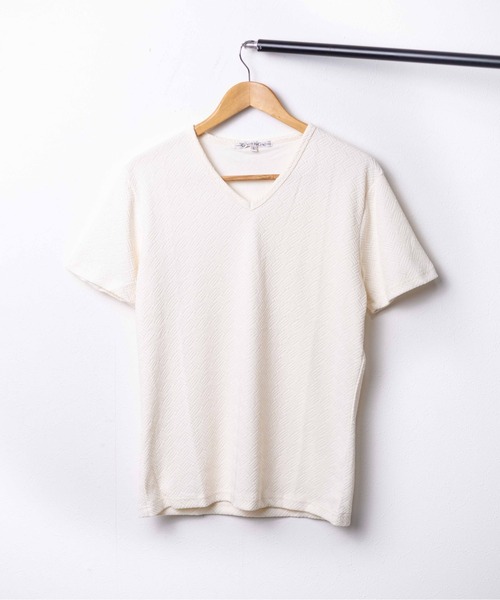ARCHIVER(アーカイバ)の「【RS】【Growth by Grail】ジオメトリックデザインVネックT(Tシャツ/カットソー・メンズ・その他2/その他3/その他1・LARGE/MEDIUM)」の2枚目の写真