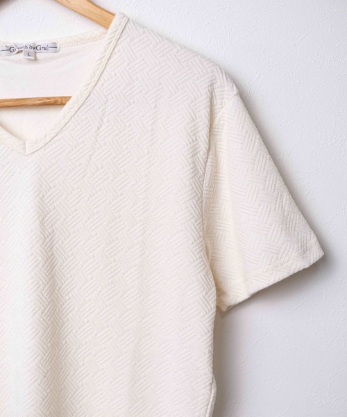 ARCHIVER(アーカイバ)の「【RS】【Growth by Grail】ジオメトリックデザインVネックT(Tシャツ/カットソー・メンズ・その他2/その他3/その他1・LARGE/MEDIUM)」の8枚目の写真