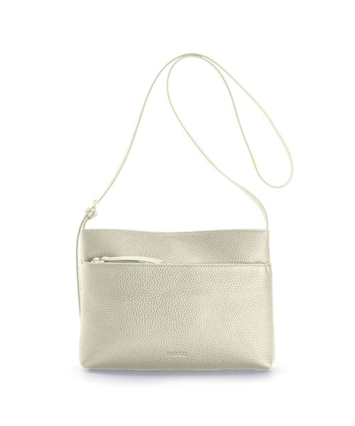 BARCOS（バルコス）の「シュリンクレザーポシェット（財布・レディース・ブラック/ボルドー・ONE SIZE）」の3枚目の写真