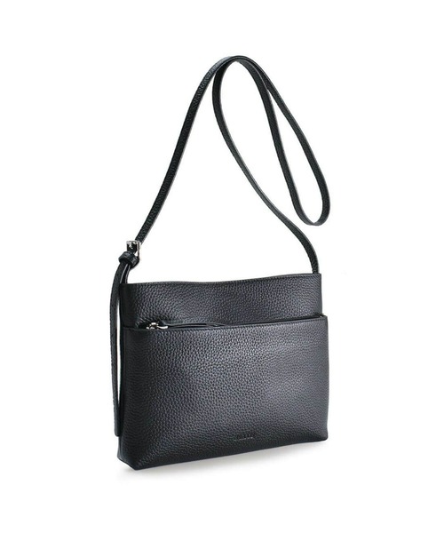 BARCOS（バルコス）の「シュリンクレザーポシェット（財布・レディース・ブラック/ボルドー・ONE SIZE）」の7枚目の写真