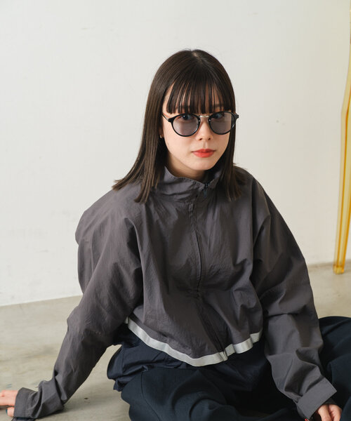 Kastane（カスタネ）の「【WHIMSIC/全顔タイプ対応】ボストンメタルコンビネーションサングラス（サングラス・レディース・グレー/ブラック・FREE）」の13枚目の写真