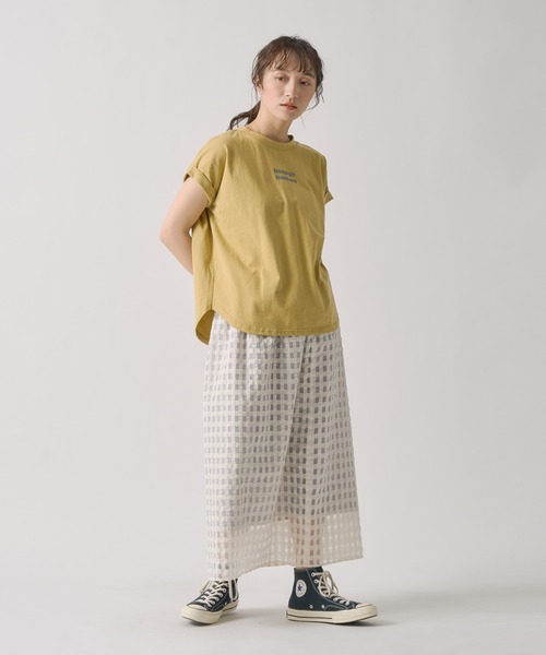 Kelen(ケレン)の「「KELEN / ケレン」 シアーチェックスカート WISS(スカート・レディース・ブラック/オフホワイト/ライトグレー・S/M)」の16枚目の写真