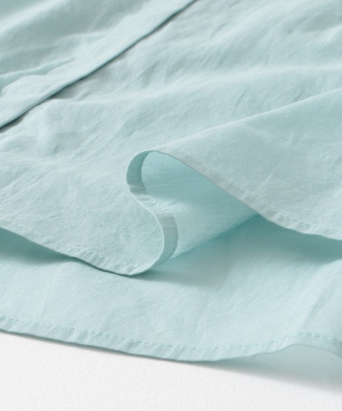 URBAN RESEARCH DOORS（アーバンリサーチドアーズ）の「コットンボイルギャザーブラウス（シャツ/ブラウス・レディース・イエロー/ネイビー/ミント/ホワイト/ピンク・MEDIUM）」の9枚目の写真