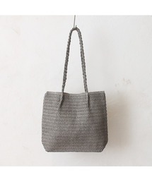 polka polka 雑材ハンドルタックトートバッグ SDI