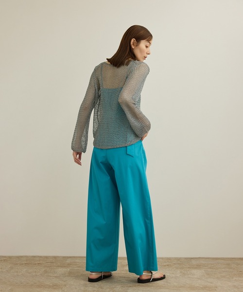 ROPE'(ロペ)の「ラメコードメッシュプルオーバー/洗える(その他トップス・レディース・シルバー/ゴールド・FREE)」の3枚目の写真