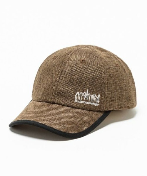 Manhattan Portage（マンハッタンポーテージ）の「Manhattan Portage/マンハッタンポーテージ キャップ LINEN LIKE PE SHEET CAP MP254（キャップ・メンズ・ダークブラウン/ベージュ/ブラック・FREE）」の3枚目の写真