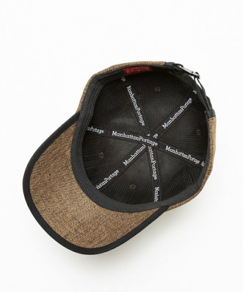 Manhattan Portage（マンハッタンポーテージ）の「Manhattan Portage/マンハッタンポーテージ キャップ LINEN LIKE PE SHEET CAP MP254（キャップ・メンズ・ダークブラウン/ベージュ/ブラック・FREE）」の9枚目の写真