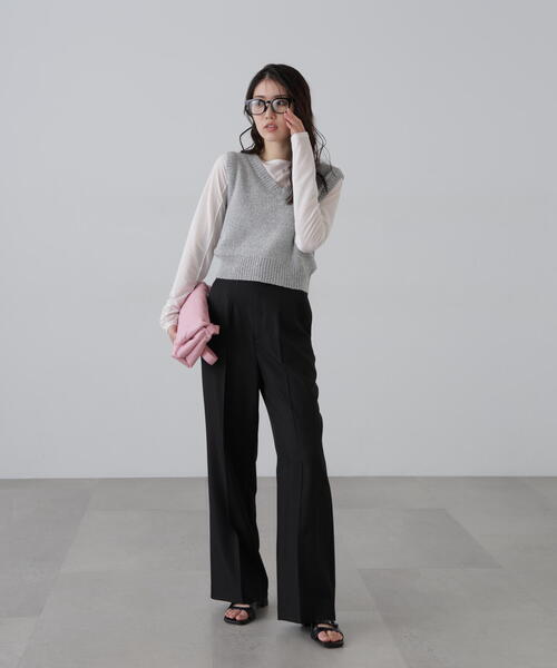 FREE'S MART（フリーズマート）の「◆前後2WAYＹショートベスト（ベスト・レディース・ホワイト/グレー/ブラック・FREE）」の19枚目の写真