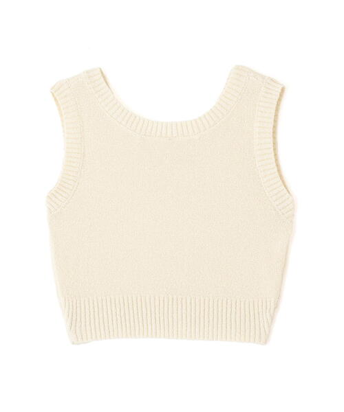 FREE'S MART（フリーズマート）の「◆前後2WAYＹショートベスト（ベスト・レディース・ホワイト/グレー/ブラック・FREE）」の5枚目の写真