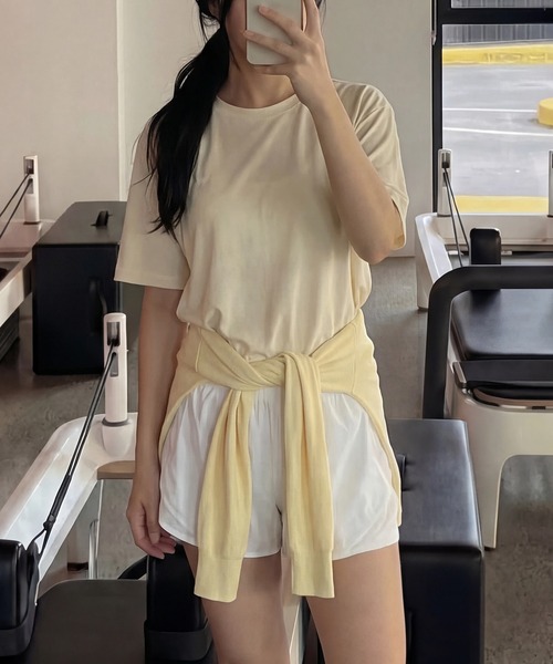 United Athle(ユナイテッドアスレ)の「【United Athle】4.4オンス ドライスムース Tシャツ 半袖 ジム ヨガ ピラティス フィットネス 5700(Tシャツ/カットソー・メンズ・ダークグリーン/ブラック/ベージュ/ネイビー/ホワイト/ライトブルー/ラベンダー/ライトグリーン/ライトイエロー/オートミール/ロイヤルブルー/スミクロ/インディゴブルー/ピンク/オリーブ/レッド/ワイン/ライトピンク/グレイッシュブルー/ダークパープル・M/L/XL/XS/S)」の16枚目の写真