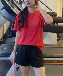【United Athle】4.4オンス ドライスムース Tシャツ 半袖 ジム ヨガ ピラティス フィットネス 5700