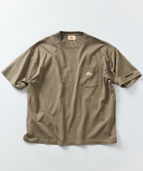 FREAK'S STORE（フリークスストア）の「限定展開 KELTY×FREAK'S STORE/ケルティ 別注 ワンポイント ヴィンテージロゴ クルーネック ポケットTシャツ（Tシャツ/カットソー・メンズ・アッシュグレー/ホワイト/グレイッシュベージュ/その他/ブラック/スミクロ/ネイビー/ピンク・X-LARGE/LARGE/MEDIUM/SMALL）」の11枚目の写真