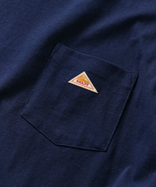 FREAK'S STORE（フリークスストア）の「限定展開 KELTY×FREAK'S STORE/ケルティ 別注 ワンポイント ヴィンテージロゴ クルーネック ポケットTシャツ（Tシャツ/カットソー・メンズ・アッシュグレー/ホワイト/グレイッシュベージュ/その他/ブラック/スミクロ/ネイビー/ピンク・X-LARGE/LARGE/MEDIUM/SMALL）」の15枚目の写真