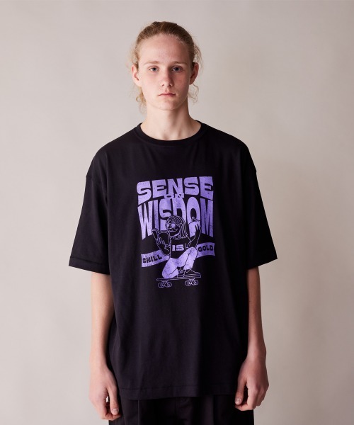 rehacer（レアセル）の「rehacer : Wisdom Vintage -like T-shirt / ウイズダム ヴィンテージライク Tシャツ（Tシャツ/カットソー・メンズ・アイボリー/グレー/ブラック・MEDIUM/LARGE/X-LARGE）」の5枚目の写真