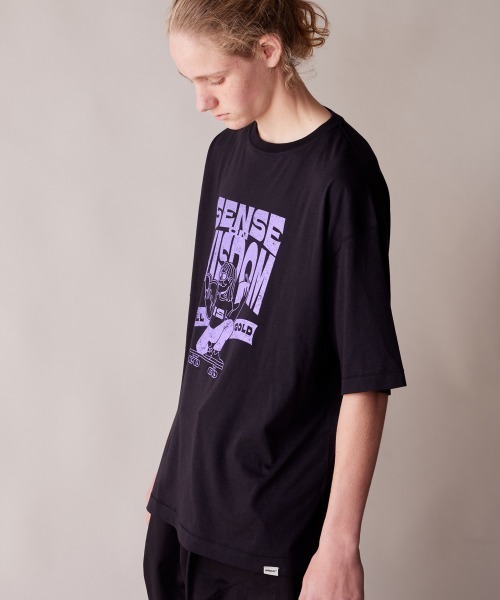 rehacer（レアセル）の「rehacer : Wisdom Vintage -like T-shirt / ウイズダム ヴィンテージライク Tシャツ（Tシャツ/カットソー・メンズ・アイボリー/グレー/ブラック・MEDIUM/LARGE/X-LARGE）」の7枚目の写真