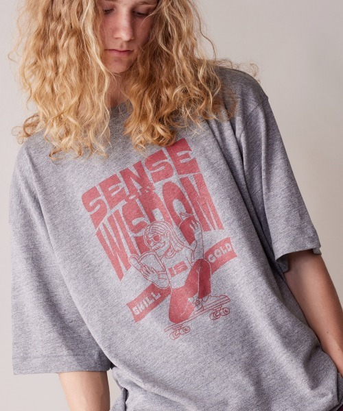 rehacer（レアセル）の「rehacer : Wisdom Vintage -like T-shirt / ウイズダム ヴィンテージライク Tシャツ（Tシャツ/カットソー・メンズ・アイボリー/グレー/ブラック・MEDIUM/LARGE/X-LARGE）」の16枚目の写真