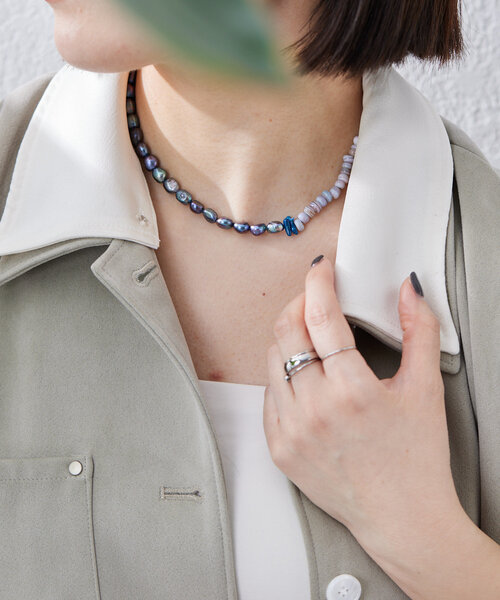 ear PAPILLONNER(イアパピヨネ)の「《インフルエンサーuchida企画/ステンレス》4連シンプルリング(リング・レディース・シルバー/ゴールド・12/9)」の15枚目の写真