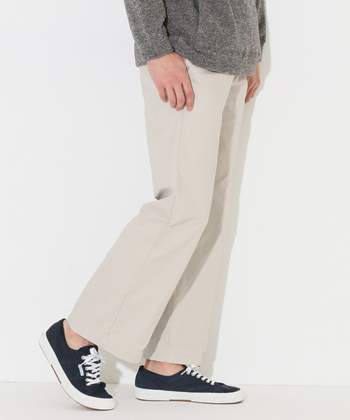 SENSE OF PLACE by URBAN RESEARCH（センスオブプレイスバイアーバンリサーチ）の「【B】ワイドチノ（チノパンツ・メンズ・ベージュ/ライトベージュ/カーキ・M/L）」の3枚目の写真