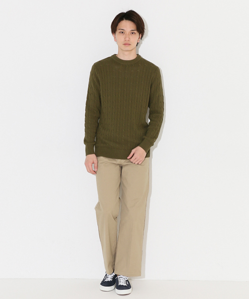 SENSE OF PLACE by URBAN RESEARCH（センスオブプレイスバイアーバンリサーチ）の「【B】ワイドチノ（チノパンツ・メンズ・ベージュ/ライトベージュ/カーキ・M/L）」の7枚目の写真