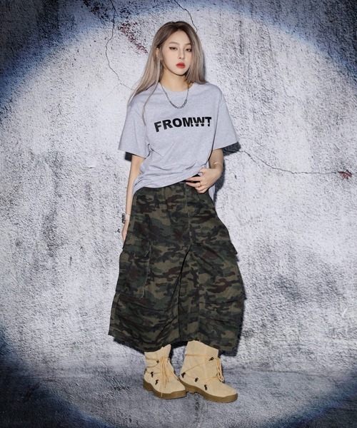 EFFECTION(エフェクション)の「EFFECTION // multi camouflage pattern wide cargo cropped pants〈マルチ カモフラージュ柄 ワイド カーゴ クロップド パンツ〉(カーゴパンツ・メンズ・カモフラージュ・MEDIUM/LARGE/X-LARGE)」の10枚目の写真