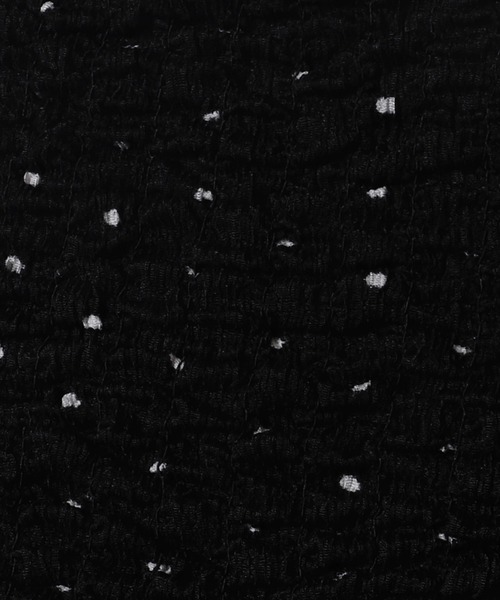 coca（coca）（コカ）の「シボシャーリングVネックオールインワン（つなぎ/オールインワン・レディース・ドット/ブラック・M/L）」の18枚目の写真