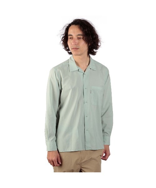 Foxfire(フォックスファイヤー)の「TSシェルシャツ(シャツ/ブラウス・メンズ・ネイビー/ライトグリーン/アイボリー/ミント・WOMENS M/WOMENS L/M/L/XL)」の4枚目の写真