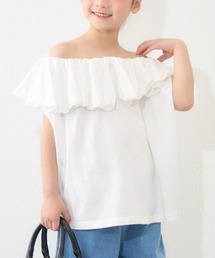 【CIAOPANIC】ホワイトフリルチュニック 刺繍フリルチュニック[c1R3614] | Crispオンラインショップ