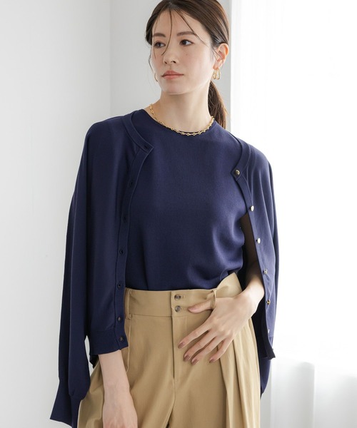 セール】サラサラタッチショートカーディガン/321514（カーディガン