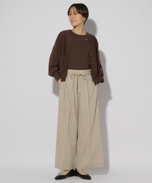 Elura（エルーラ）の「サラサラタッチショートカーディガン/321514（カーディガン/ボレロ・レディース・ダークブラウン/ネイビー/ブルー/ブラック/アイボリー・MEDIUM/LARGE）」の22枚目の写真