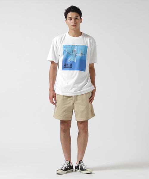 NIRVANA(ニルヴァーナ)の「NIRVANA/ニルヴァーナ/Nevermind TEE/コラボTシャツ《メンズ・ウィメンズ・ユニセックス》(Tシャツ/カットソー・メンズ・ホワイト・S/M/L/XL)」の9枚目の写真