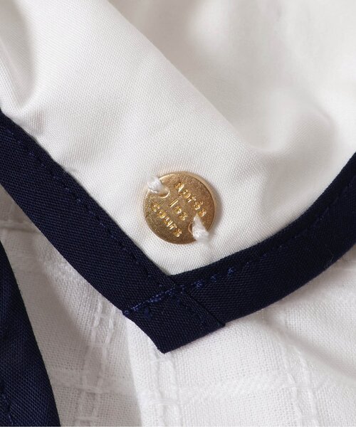 apres les cours（アプレレクール）の「【リンク】リボンセーラーワンピース（ワンピース・キッズ・オフホワイト/ネイビー・80/90/100/110/120/130/140）」の15枚目の写真