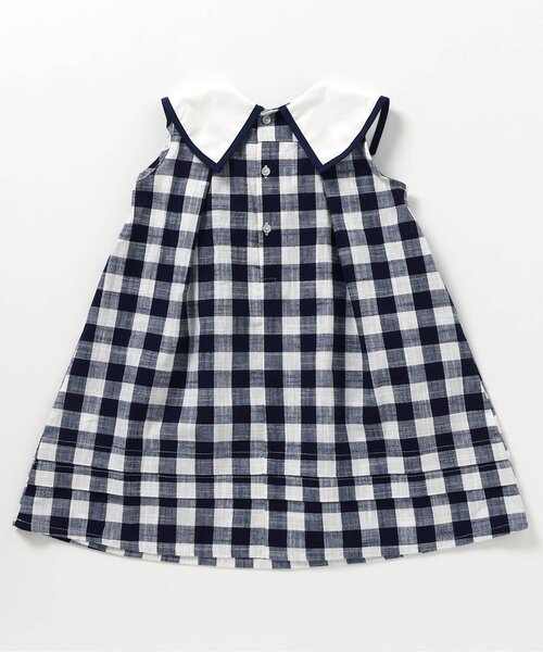 apres les cours（アプレレクール）の「【リンク】リボンセーラーワンピース（ワンピース・キッズ・オフホワイト/ネイビー・80/90/100/110/120/130/140）」の18枚目の写真