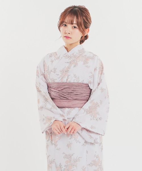 honeys セパレート浴衣 ３点セット（羽織り＋キャミワンピース＋兵児帯 浴衣セパレート 3点セット（羽織り＋キャミワンピース＋兵児帯