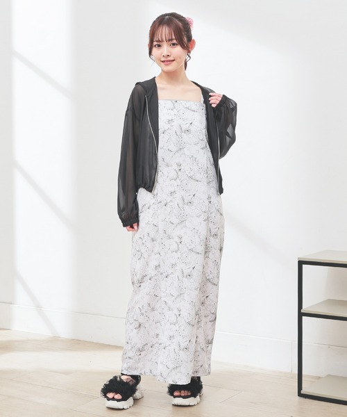 Honeys(ハニーズ)の「セパレート浴衣 3点セット(羽織り+キャミワンピース+兵児帯)(浴衣・レディース・ネイビー系/アイボリー系/ホワイト系その他/ブラック系その他/ホワイト系その他2・F)」の9枚目の写真