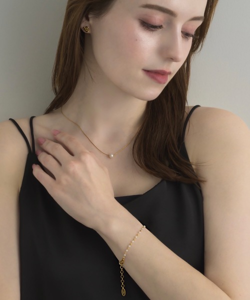 muku（ムク）の「BRACELET/PEARL×BALL（ブレスレット・レディース・ゴールド/シルバー・FREE）」の14枚目の写真