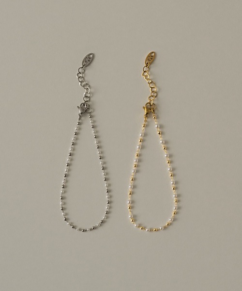 muku（ムク）の「BRACELET/PEARL×BALL（ブレスレット・レディース・ゴールド/シルバー・FREE）」の17枚目の写真