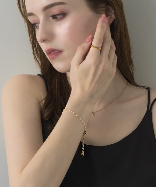 muku（ムク）の「BRACELET/PEARL×BALL（ブレスレット・レディース・ゴールド/シルバー・FREE）」の12枚目の写真