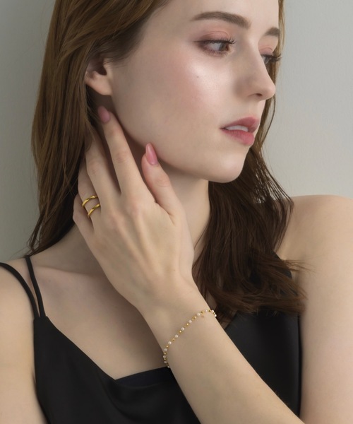 muku（ムク）の「BRACELET/PEARL×BALL（ブレスレット・レディース・ゴールド/シルバー・FREE）」の10枚目の写真