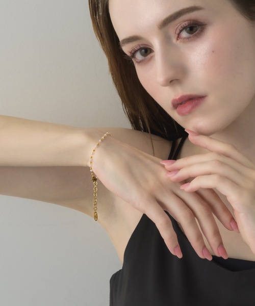 muku（ムク）の「BRACELET/PEARL×BALL（ブレスレット・レディース・ゴールド/シルバー・FREE）」の8枚目の写真