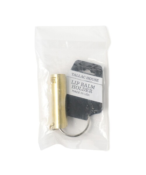 bpr BEAMS(ビーピーアール ビームス )の「TALLAC HOUSE / LIP BALM HOLDER BRASS(キーホルダー・レディース・ゴールド・ONE SIZE)」の2枚目の写真