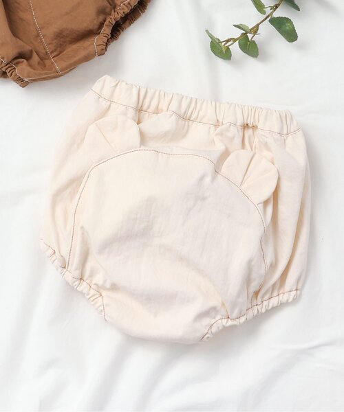apres les cours(アプレレクール)の「おしり耳付きブルマ(その他ベビーウェア・キッズ・アイボリー/ブラウン・80)」の1枚目の写真
