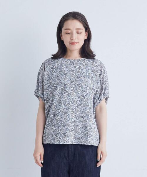 新品タグ付ADIEU TRISTESSE リバティプリントシャツ リバティプリントブラウス｜BIGI online store - ビギ