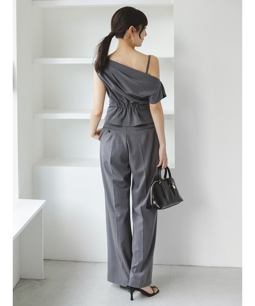 SNIDEL（スナイデル）の「オフショルドレープブラウス（シャツ/ブラウス・レディース・グレー/その他/ライトベージュ・FREE）」の12枚目の写真