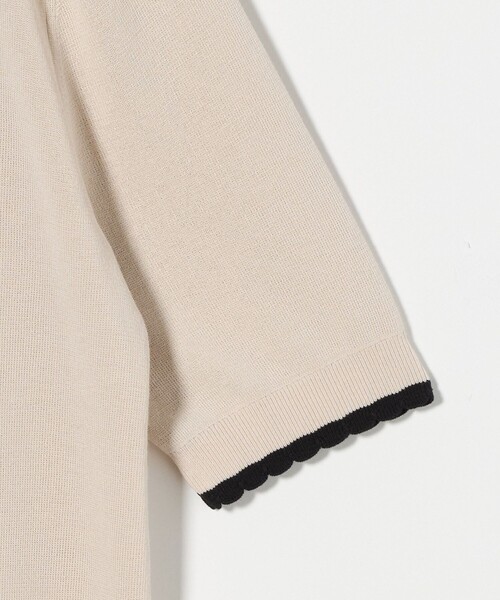 united arrows スカラップ セーラーカラー ショートスリーブニット UNITED ARROWS（ユナイテッドアローズ）の「スカラップ セーラー