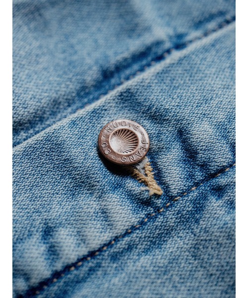 Nudie Jeans（ヌーディージーンズ）の「Nudie Jeans/ヌーディージーンズ Danny Denim Jacket / デニムジャケット / Light Blue（デニムジャケット・メンズ・ライトブルー・M/L/XL/S）」の7枚目の写真