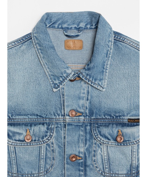 Nudie Jeans（ヌーディージーンズ）の「Nudie Jeans/ヌーディージーンズ Danny Denim Jacket / デニムジャケット / Light Blue（デニムジャケット・メンズ・ライトブルー・M/L/XL/S）」の6枚目の写真
