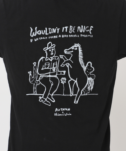 tシャツ AUTHEN / オーセン*Shiomi Wada NICE T-SHIRT レディース AUTHEN tシャツ / オーセン*Shiomi Wada NICE T-SHIRT