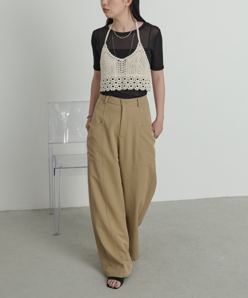 Aunt Marie's（アントマリーズ）の「クロシェ編みビスチェ（チューブトップ・レディース・アイボリー・FREE）」の14枚目の写真