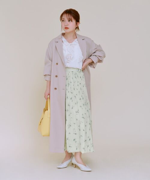 COHINA(コヒナ)の「シャドーフラワーバルーンスカート 【低身長・小柄女性】(スカート・レディース・ブラック/ピンク/グリーン・S-Regular/XS-Regular/S-Short/XS-Short)」の10枚目の写真
